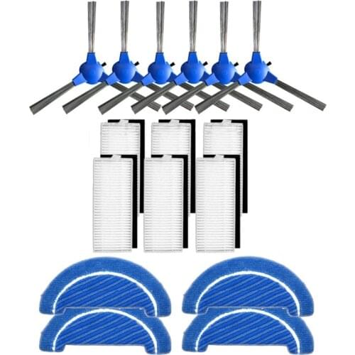 Robot side brush hepa filter mop cloth For Cecotec Conga Excellence 1090 robot vacuum cleaner parts accessories replacement kit