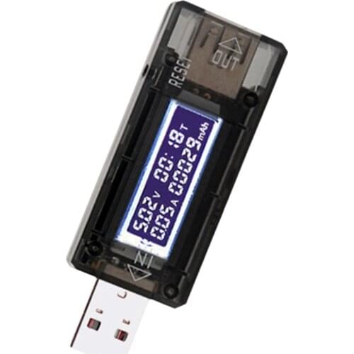 USB Tester DC4V-30V 0-3A Digital Voltmeter Ammeter Meter Detector USB Current Voltage Capacity Tester Car Wall Charger PC Phone