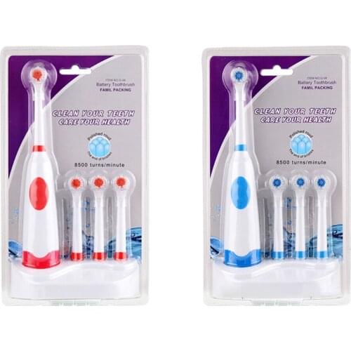 Waterproof Rotary Household Electric Toothbrush Toiletry Whitening Tooth Automatic Toothbrush
