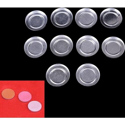 10 pcs Makeup Cosmetic Empty Aluminum Cases Pans For Eyeshadow Eye Shadow Container Pans Palette Case DIY Makeup Tool
