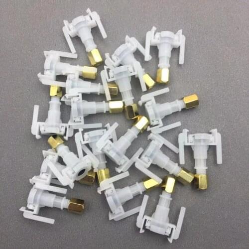 10PCS Mimaki jv33 ink damper dumper connector Copper Screw adapter for Mimaki cjv30 jv5 xp600 tx800 galaxy eco solvent printer