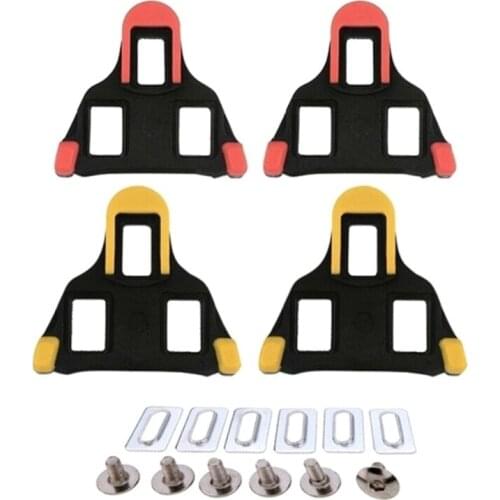 2PCS Anti-slip MTB Road Bicycle Self-locking Pedal Cleats Set For Shimano SM-SH11 SPD-SL Lightweight Bicycle Accessories