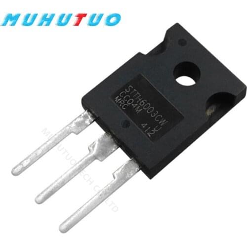 2pcs STTH6003 STTH6003CW TO-247 In Stock
