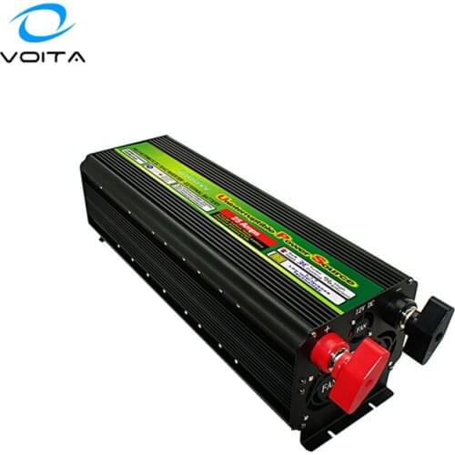 5000W Pure Sine Wave Inverter 12V/24V to 220V Voltage transformer Converter Power Adapter With LCD Screen