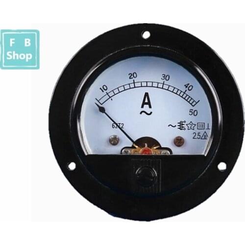 AC 62T2/65C5 75A 100A 150A 200A 250A 300A Analog Ammeter Panel Current Amper Meter Pointer Diagnostic-tool Ampermeter