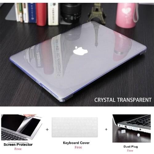 Laptop Case Keyboard Cover Screen Film Dust Pulg Only For Apple Macbook Pro 13 inch With Retina Display Model A1502,A1425