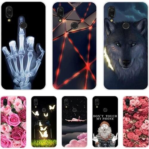 Funda For Xiaomi Redmi Note 7 Case RedmiNote 7 Black Silicone Soft Phone Case Redmi 7 7A Back Cover For Xiaomi Redmi 8A Case 8 A