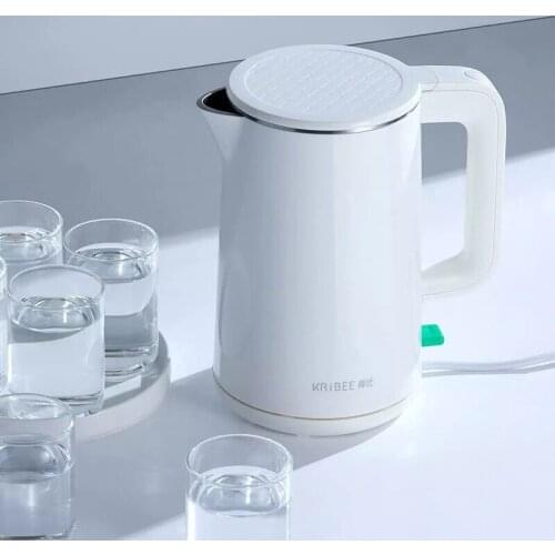 Xiaomi Youpin Double Anti-scalding Electric Kettle Stainless Steel Electric Kettle