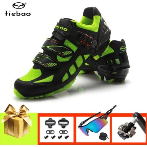 TIEBAO Mountain Bike Shoes Men Women Air Mesh Vamp Breathable Zapatillas Ciclismo Mtb Cycling Sneakers Athletic Mountain Bike