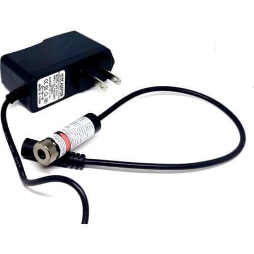 Line Beam Violet Blue Lights Focusable 405nm 20mw Laser Module w 5V Adapter US/EU/UK