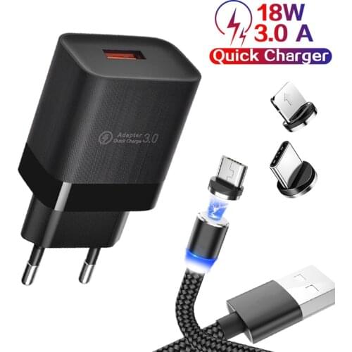 USB C Cable Magnetic Charging Cable For Samsung S10 A51 Xiaomi Mi 11 Micro USB Magnet Cable Mobile Phone Fast Charger For Iphone