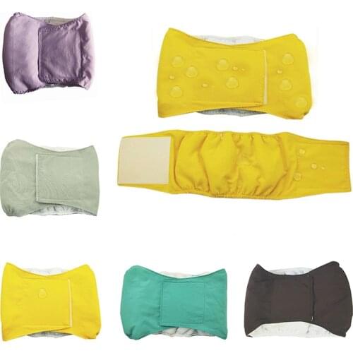Reusable Male Pet Dog Nappy Pants Simple Menstrual Sanitary Diaper Pets Physiological Pants Belly Band Shorts Pet Supplies