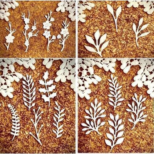 New Design Stem Flowers Craft 2021 Metal Cutting Dies for DIY Scrapbooking and Card Making Decorative Embossing Mold No Stamps