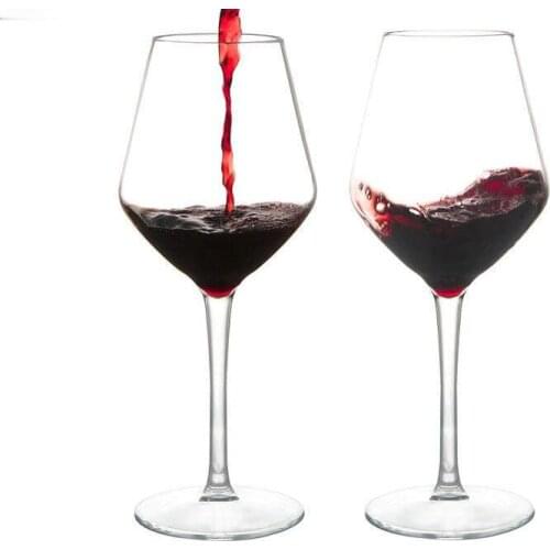 Plastic American Transparent Unbreakable Silicone Plastic Wine Glass Cups Bar Home Goblet