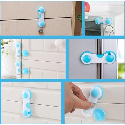 Plastic Cabinet Lock Child Baby Safety LockCupboard Cabinet Door Drawer Safety Locks Children Security Protector Baby Care