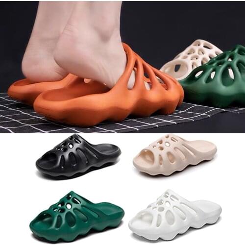 New Summer Casual Shoes Women Sandals Soft Mesh Couple Beach Slippers Swimming Sandal Outdoor Runners Men Flip-Flops Slipper