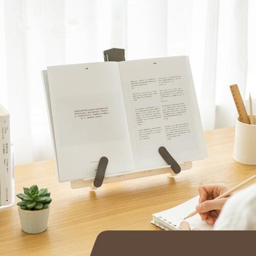 Portable Reading Book Stand A4 Paper Document Holder Desk Adjustable Foldable Bookend Mobile Phone Bookstand Display Support