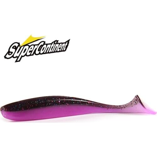 2019 Shiner Supercontinent 50mm 75mm 100mm Fishing Lures soft Artificial Bait