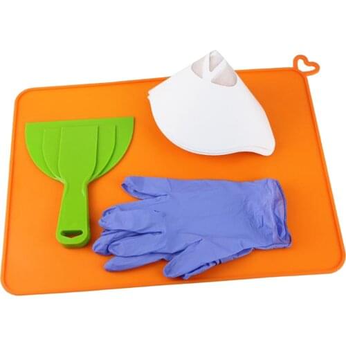 Silicone Slap Mat Spatula Clean-up Kit Resin Transfer 3D Printer Accessories