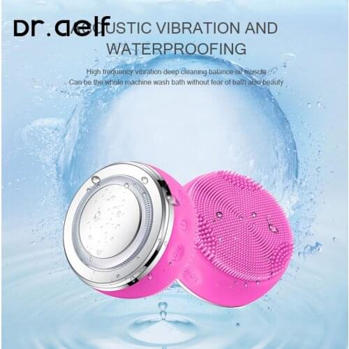 Dr.aelf Ultrasonic silicone cleansing brush wash brush instrument manual wash exfoliating cleansing brush facial care tools