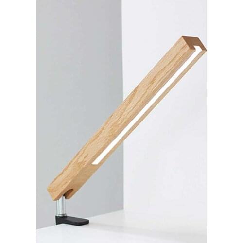 LED Desk Clip Lamp 3-Color Table Light Universal Adjustable Bedside Reading Light EU Plug 100-240V