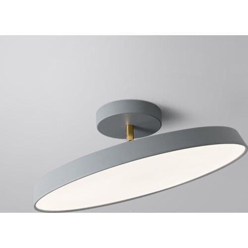 Nordic LED Round Aluminum Ultra-thin Ceiling Light Simple Modern Bedroom Light Room Light Creative Entrance Balcony Ceiling Lamp