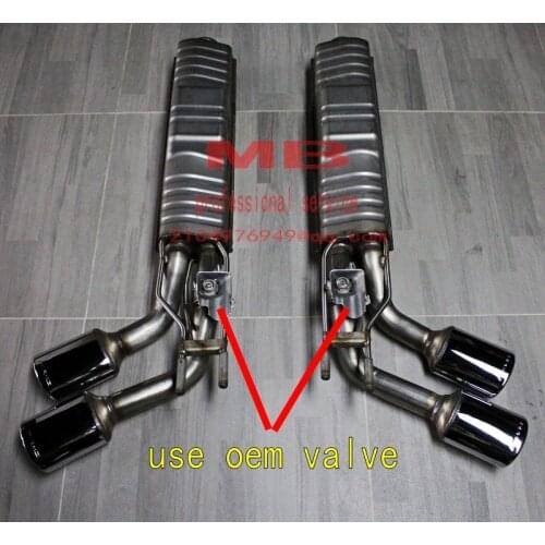 W463a W464 g wagon g500 g550 G-class upgrade g63 four pipe exhaust system 2018-2020 gaso fit