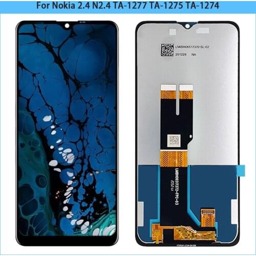 New 6.5“ Original For Nokia 2.4 N2.4 TA-1277 TA-1275 TA-1274 TA-1270 LCD Display Touch Screen Panel Digitizer Assembly Replace