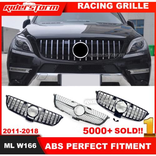 Diamond grille suitable for ML Class W166 grille Front Grille FOR ML class 2012-14 ML300 ML320 ML350 ml400 ML450 grille