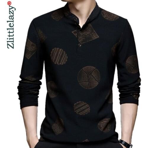 2020 brand winter thick polo tee shirt men casual mens clothing warm polos shirts mens fashion slim fit poloshirt tops 10302