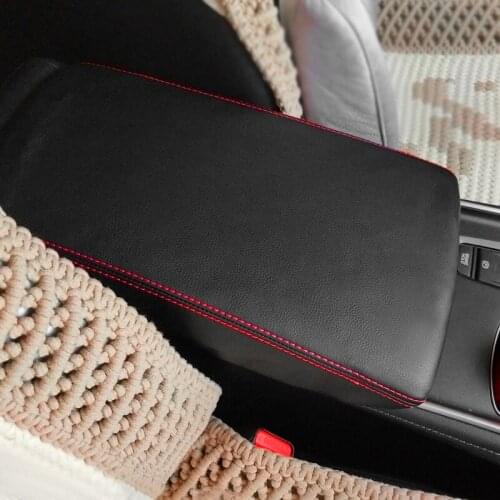 Car Accessories Microfiber Leather Center Console Lid Armrest Box Cover Sticker Trim For Honda Accord 10th Gen 2018 2019