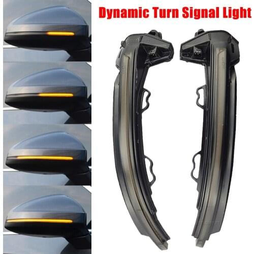 Car accessories LED Dynamic Turn Signal Light Rear View Mirror Light Indicator Blinker For Audi A4/S4 B9 A5/S5 RS4 RS5 2016-2019