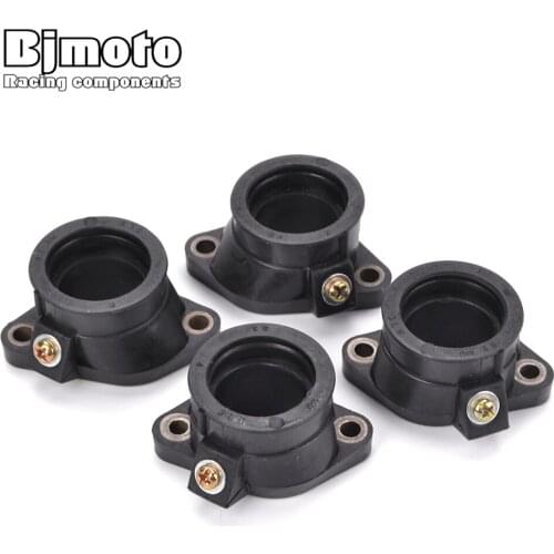 BJMOTO Motorcycle Carburetor Adapter Intake Manifold For Yamaha FZR250 FZR250R 89-94 Interface Adapters Insulator Connector Glue