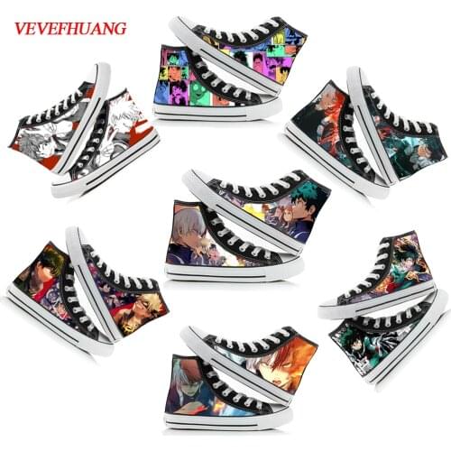 VEVEFHUANG My Hero Academia Shoes Anime Cosplay Boku No Hero Academia Spring Summer Casual Breathable Carnival Xmas Halloween