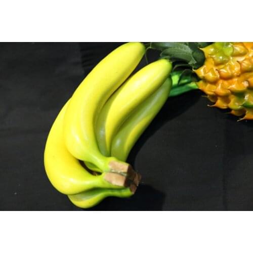 Of banana toy Simulation Model Of Banana False Fruit Play Toys Food Unisex Finished Goods Plastic 2020