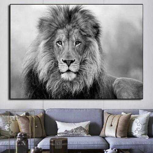 Canvas Painting Animal Wall Art Lion Posters and Prints Wall Pictures for Living Room Animal Lion Pictures Decoration Home Decor