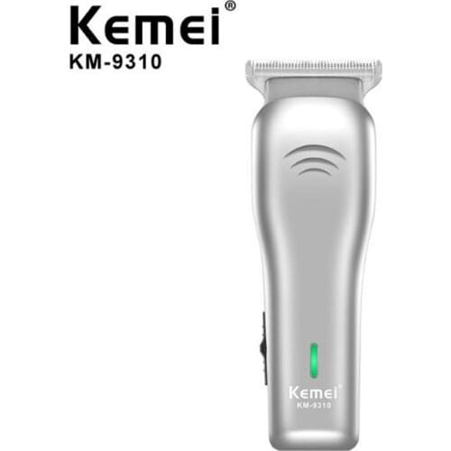 Kemei hair trimmer KM-9310 USB rechargeable hair clipper haircut machine beard trimmer oil head hair carving white clipper