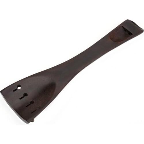 Ebony Wood/Aluminum Alloy Cello Tailpiece Ebony Cello Tailpiece Musical Instruments Accessories for 3/4 4/4 Cello