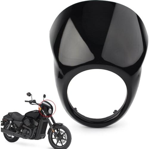 ABS Plastic Motorcycle Headlight Fairing Head Lamp Cover For Harley Street XG500 XG750 XG 500 750 2014 2015 2016