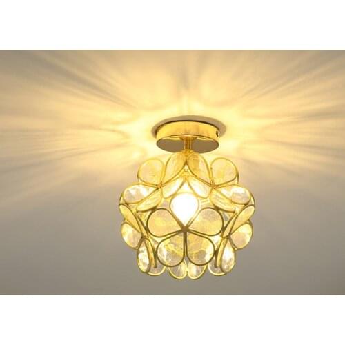 Nordic Led Glass Ceiling Lights Modern Kitchen Ceiling Lamp Bedroom Hanging Lamps Living Room Loft Decor Home Lighting Fixtures