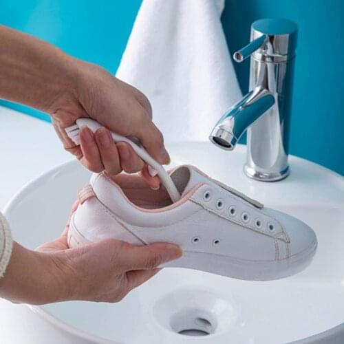 High quality 2021 new Shoe Brush Practical Convenient Anti-slip Long Handle Shoes Cleaner Brush Care for Home