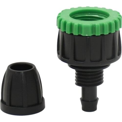 Garden 1/2 3/4 female to 3/8" hose connector tap With lock nut 8/11 hose fittings the faucet adapter 2pcs