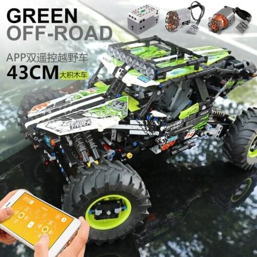 Mould King 18002 1879Pcs Moc Technic Buggy Remote Control Terrain Off-Road Climbing Truck model Building Blocks Kids Toys Gifts