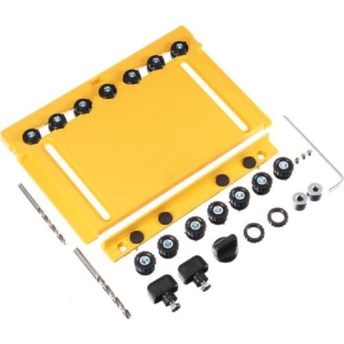 Drill Pro Jig Cabinet Hardware Jig Drawer Slide Mounting Tool Hinge Jig For Woodworking