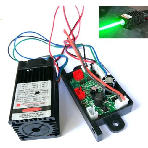 Industrial 60mW 532nm Green Laser Diode Module Fat Beam LED Lights 12V