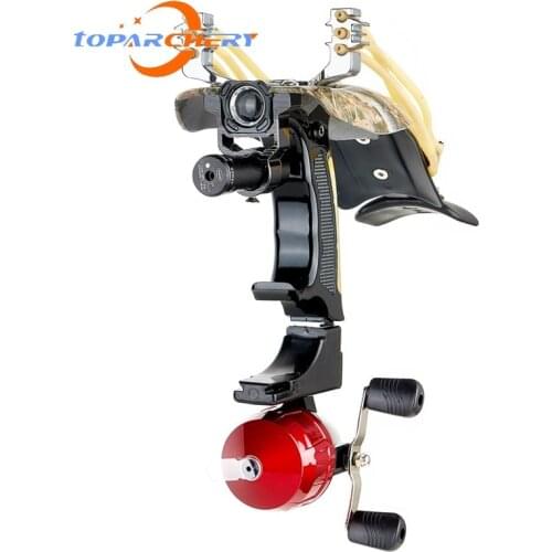 Fish Shooting Slingshot Archery Can Be Equipped With Rubber Band Fishing Reel Multifunctional Slingshot Fish Shooting Artifact