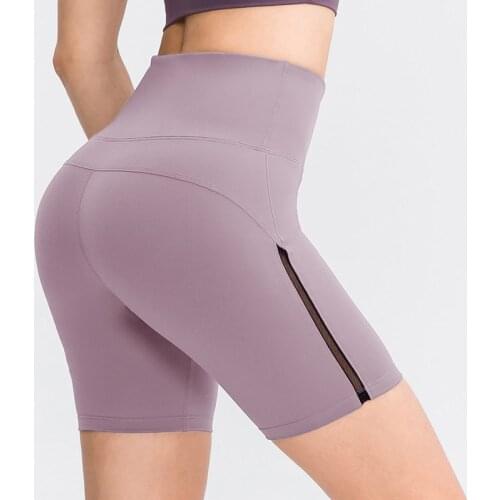 Women High Waist Sport Shorts Gym Push Up Lift Hip Yoga Shorts Seamless Stretch Biker Shorts Female Running Fitness Yoga Shorts