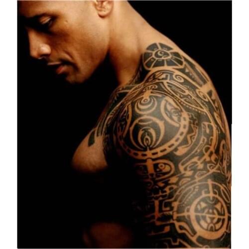 SM-D001 Professional Waterproof Disposable Domineering Shoulder Tortoise Shell Chest Helios Temporary Tattoos Sticker for Men