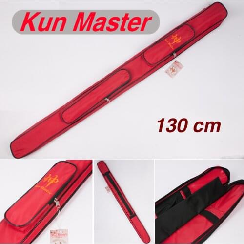Martial arts equipment bag sword bag 1.3 meter longth sword case hold 2 sword red color