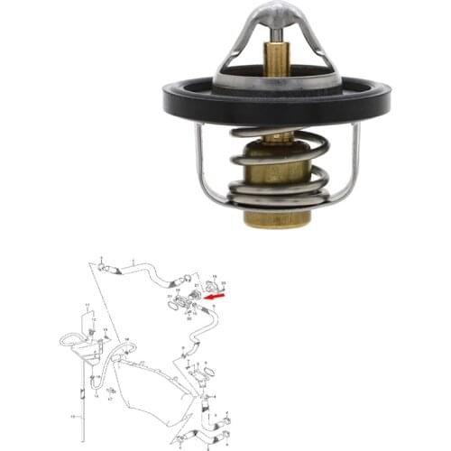 Thermostat For Suzuki GSX GSF GSXR GSXS 600-1300 Hayabusa R S GSX650F/FA R750 S750 S750A GSF1250S SA GSX1300R GSX-R600
